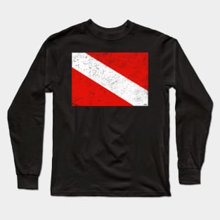 Dive Flag Scuba Diving Long Sleeve T-Shirt